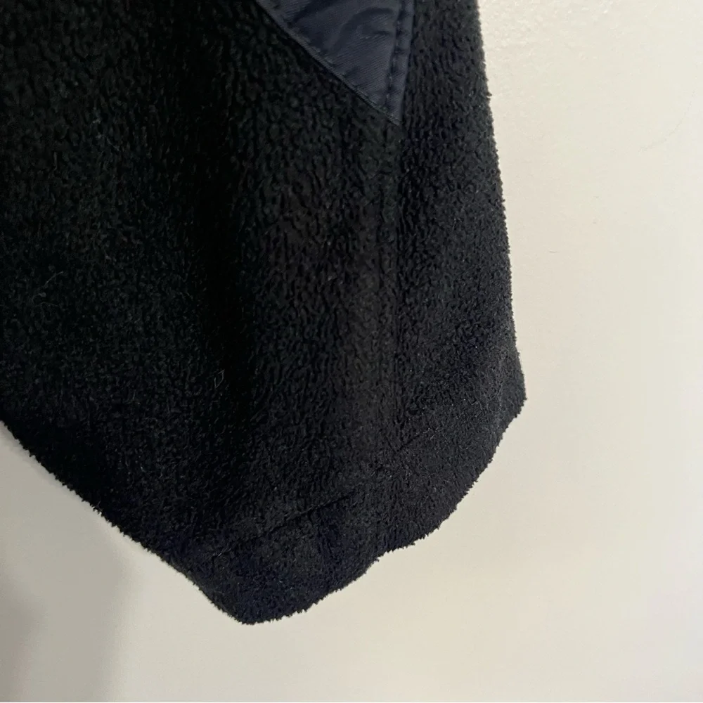 Boys Youth Black Columbia Jacket Fleece Full Zip Size 14/16 Mid Weight‎